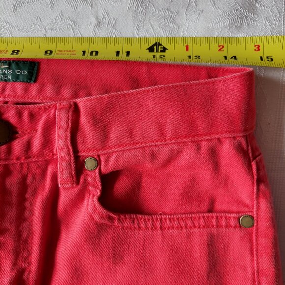 Ralph Lauren Jeans Bright Red Skinny Fit Stretch Jeans, Size 4 - Picture 7 of 10
